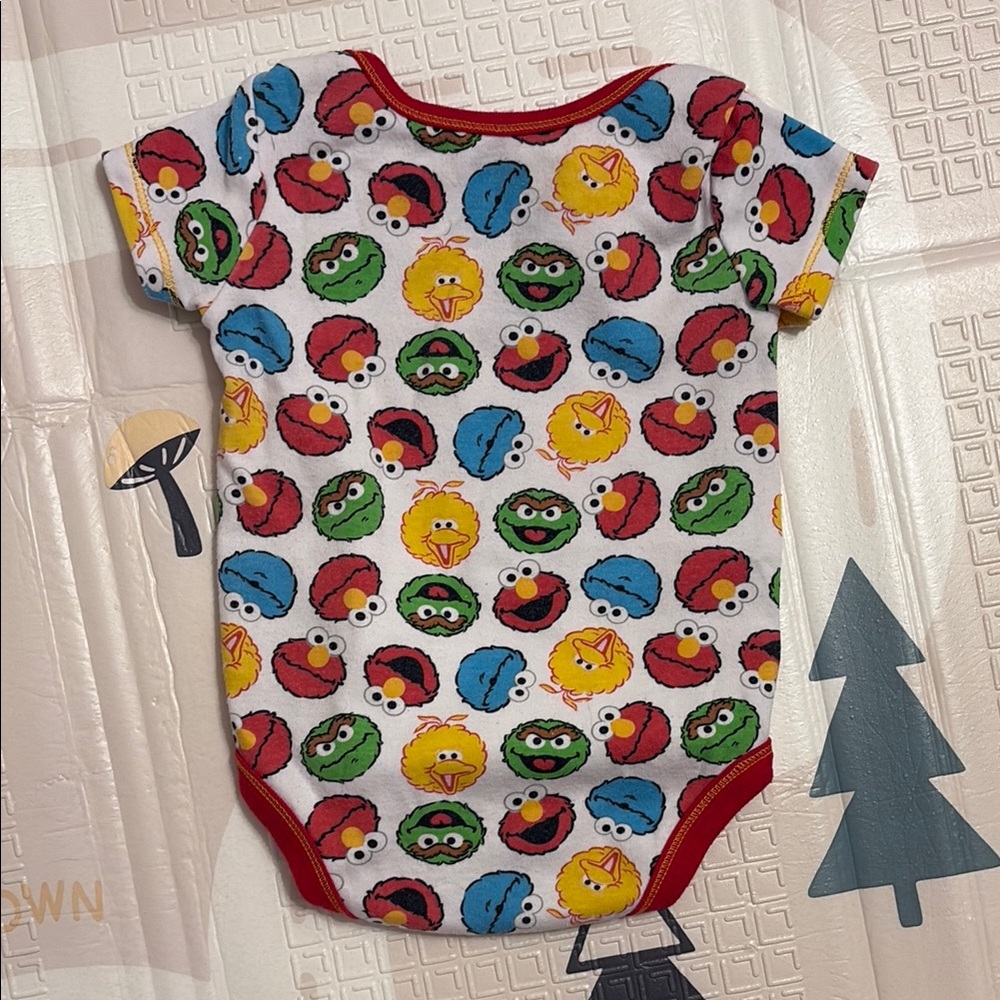 Sesame Street Blue Baby Onesie - Picture 16 of 16